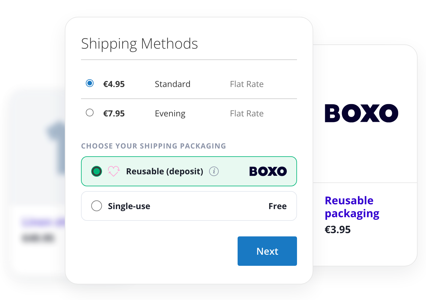 Magento 2 BOXO herbruikbare verpakking extensie