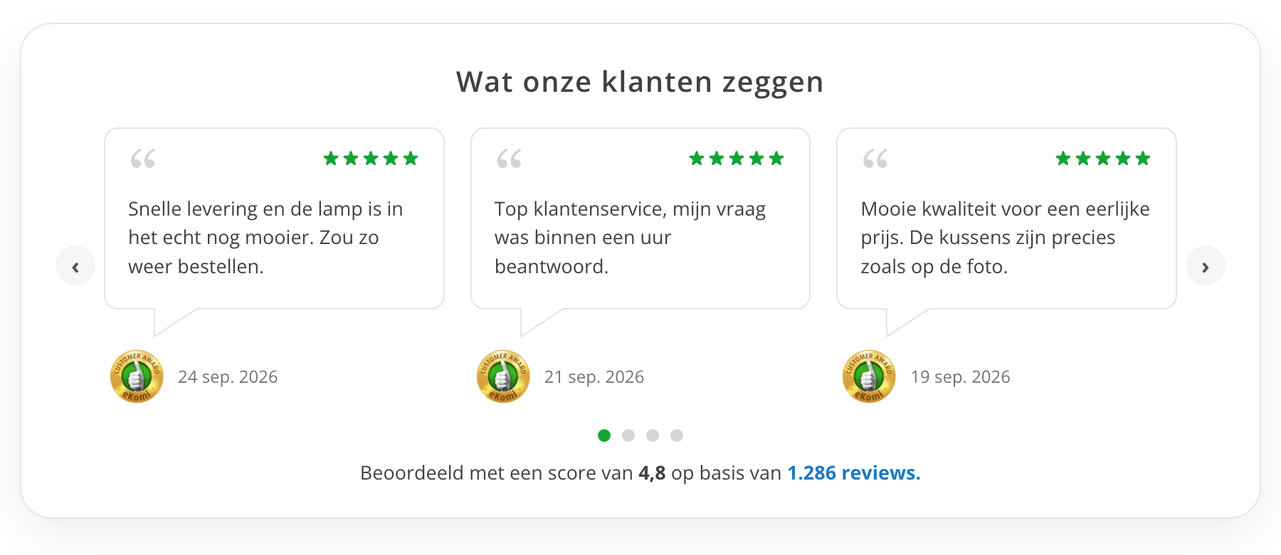 Magento 2 eKomi-reviewslider