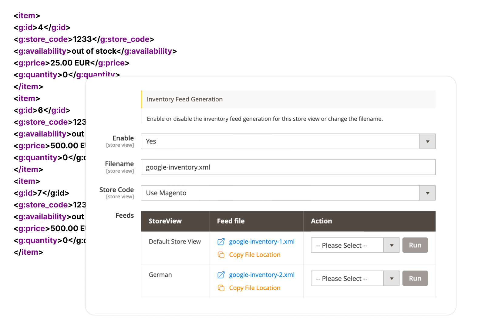 Google Shopping Inventory Feed voor Magento 2